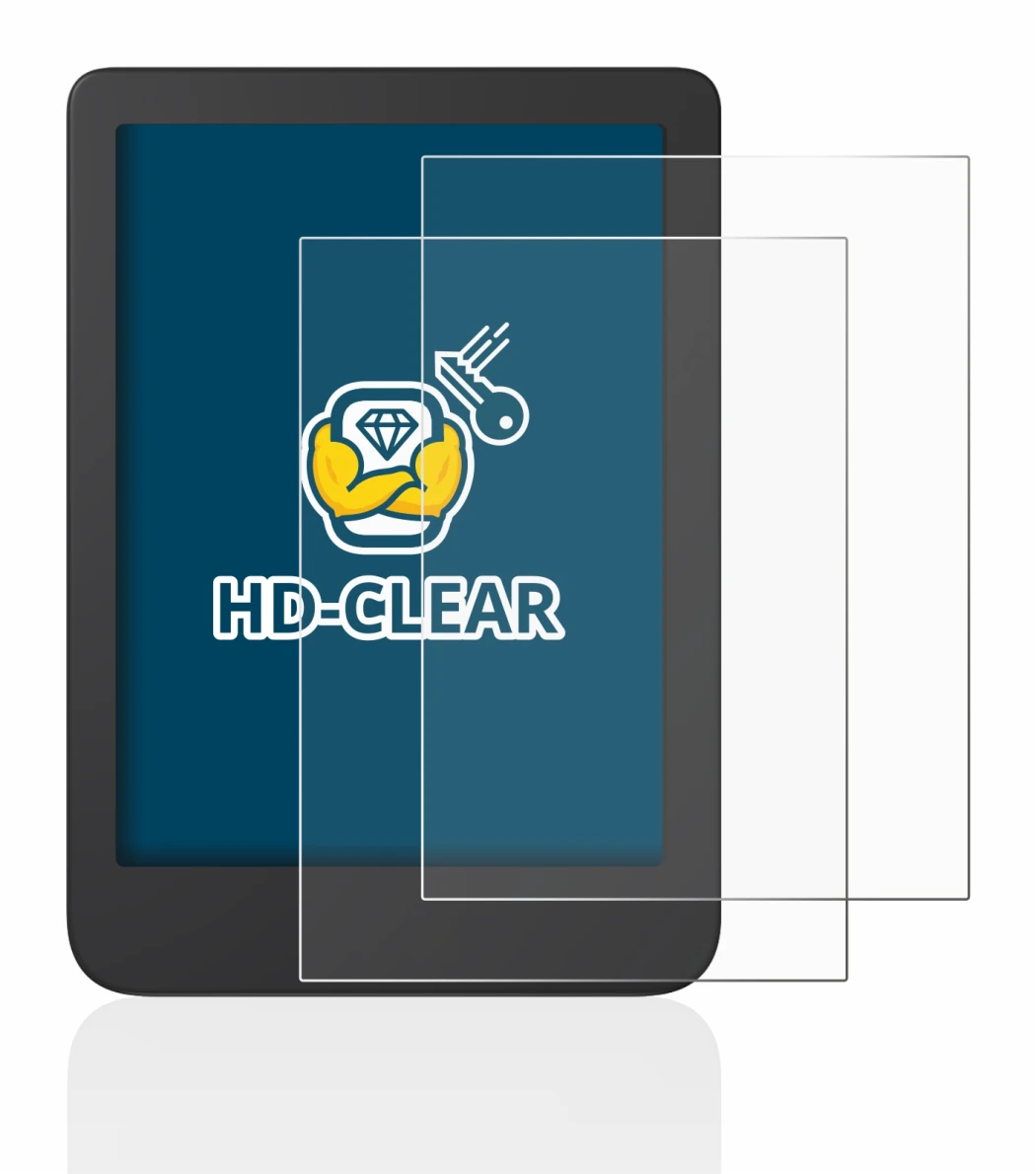 Image of the device Tolino Shine 4 with a wide variety of screen protectors.