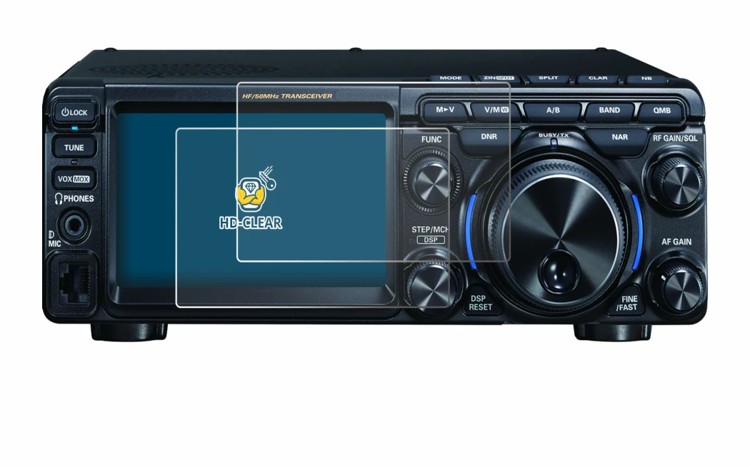 Image of the device Yaesu FT-710 with a wide variety of screen protectors.