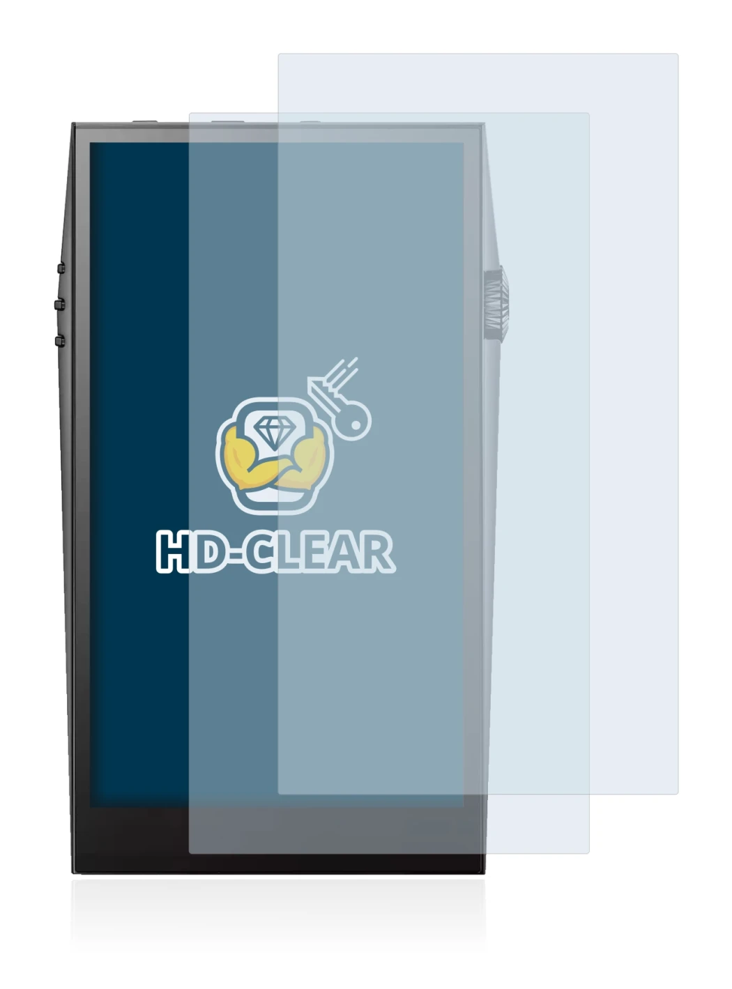 Image of the device Astell&Kern SP3000 with a wide variety of screen protectors.