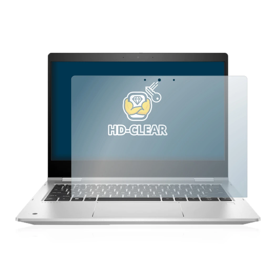 Image of the device HP ProBook x360 435 G9 with a wide variety of screen protectors.
