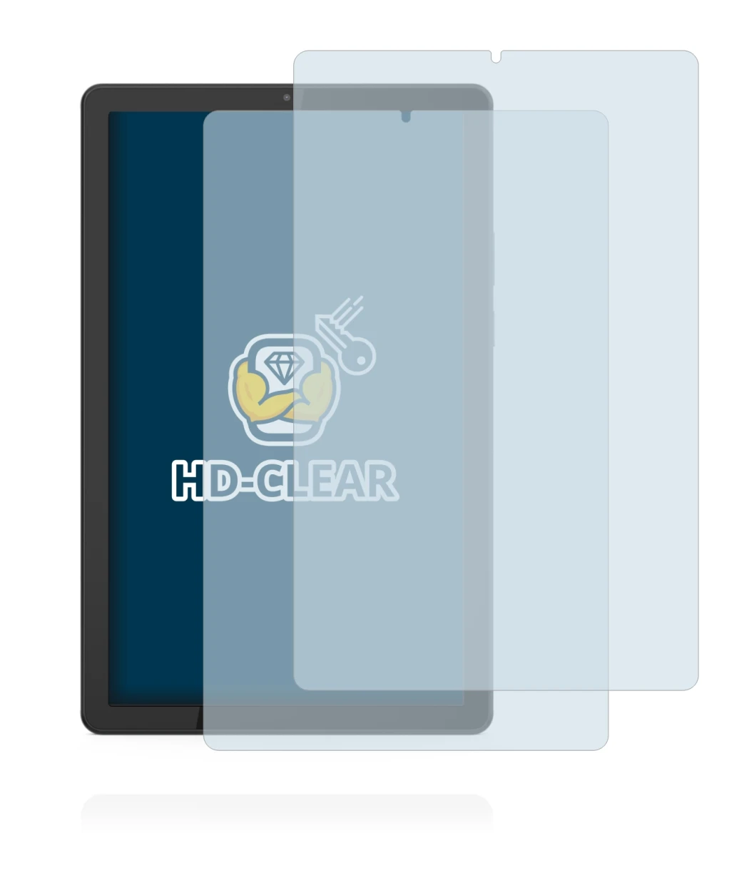 Image of the device Lenovo Tab M9 with a wide variety of screen protectors.