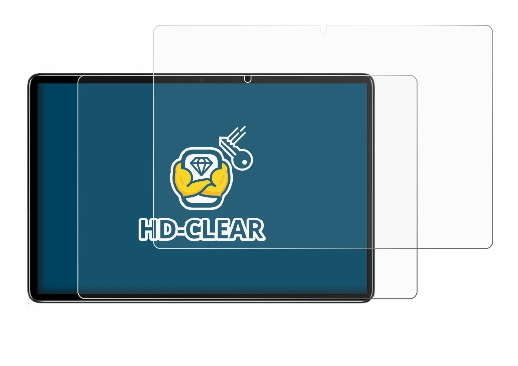 Image of the device Blackview Oscal Pad 10 with a wide variety of screen protectors.