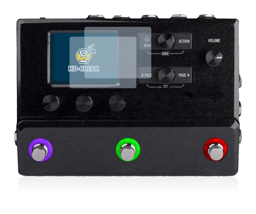 Image of the device Line 6 hx stomp with a wide variety of screen protectors.