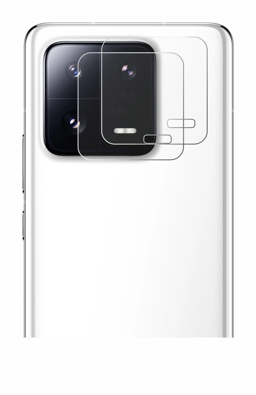 Image of the device Xiaomi 13 Pro (ONLY Camera Lens) with a wide variety of screen protectors.