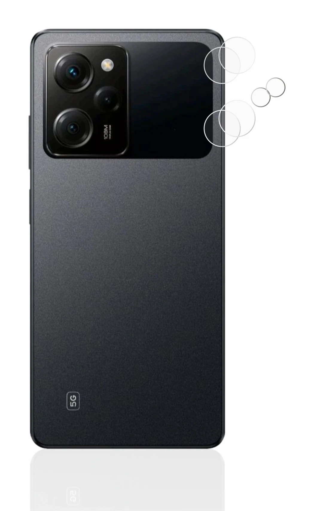 Image of the device Xiaomi Poco X5 Pro (ONLY Camera Lens) with a wide variety of screen protectors.