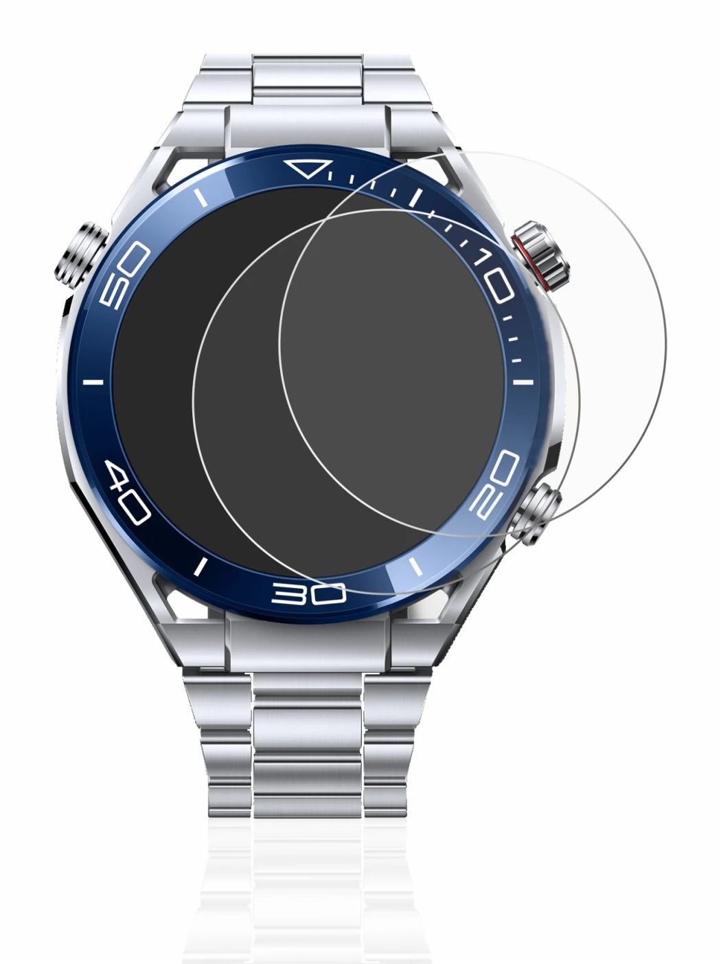 Image of the device Huawei Watch Ultimate (48.5 mm) with a wide variety of screen protectors.