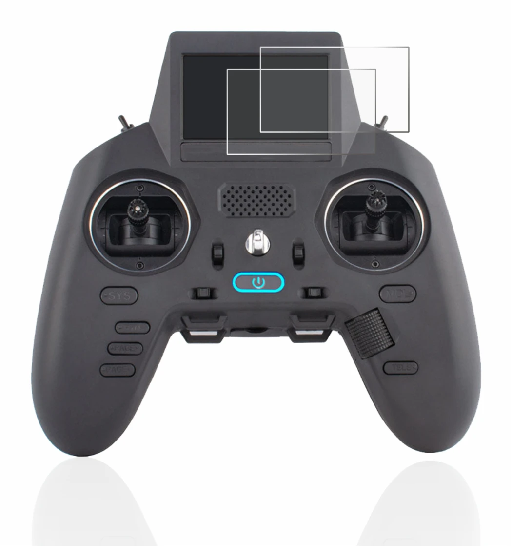 Image of the device Radiomaster Zorro with a wide variety of screen protectors.