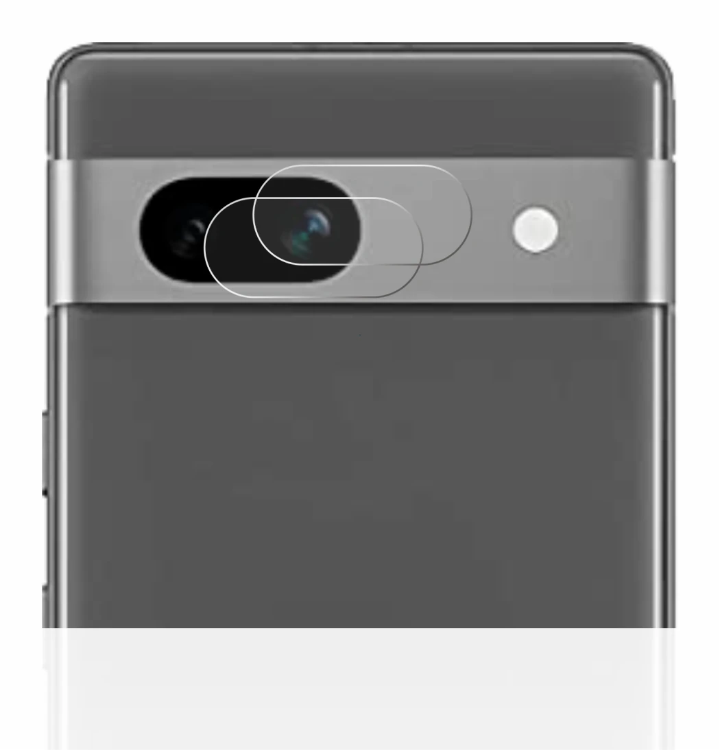 Image of the device Google Pixel 7a (ONLY Camera Lens) with a wide variety of screen protectors.
