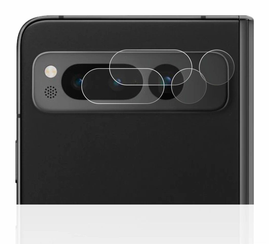 Image of the device Google Pixel Fold (ONLY Camera Lens) with a wide variety of screen protectors.
