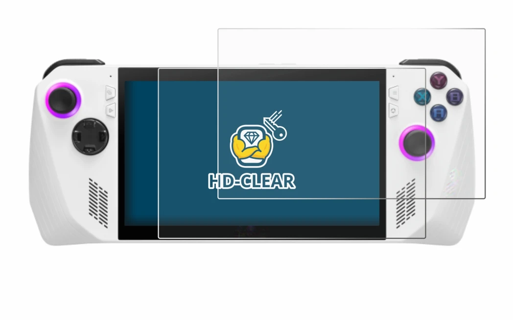 Image of the device ASUS ROG Ally (2023) RC71L with a wide variety of screen protectors.