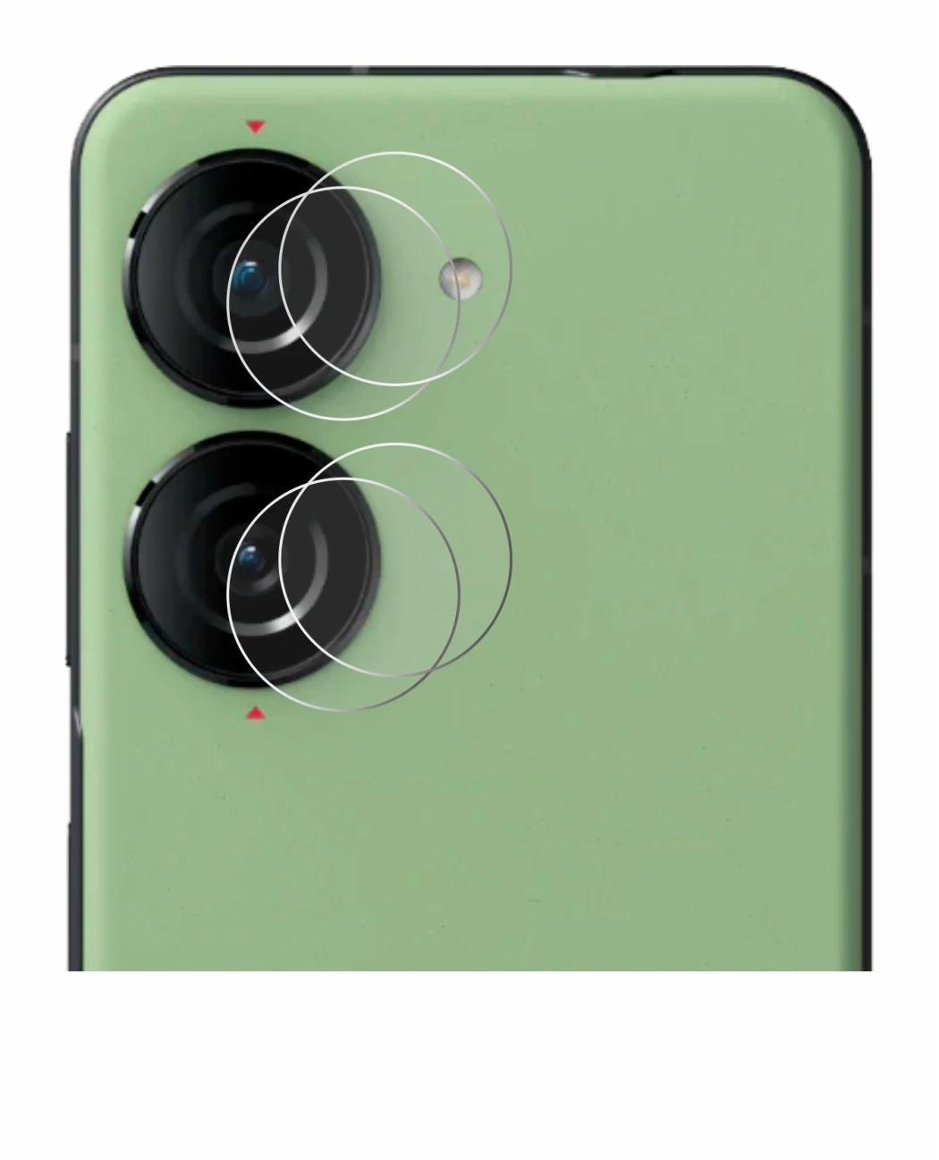 Image of the device ASUS ZenFone 10 (ONLY Camera Lens) with a wide variety of screen protectors.