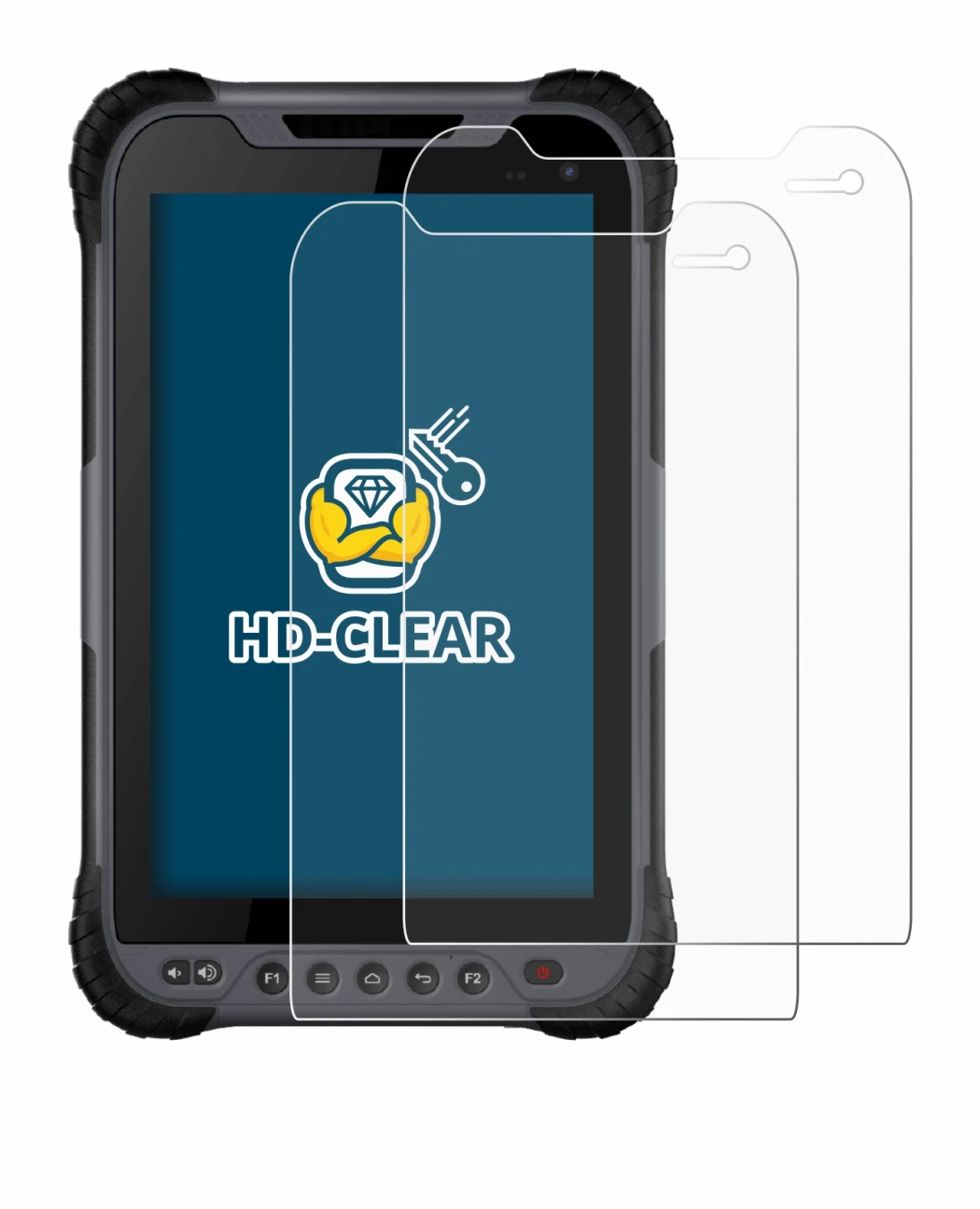 Image of the device Stonex UT32 Rugged Tablet with a wide variety of screen protectors.