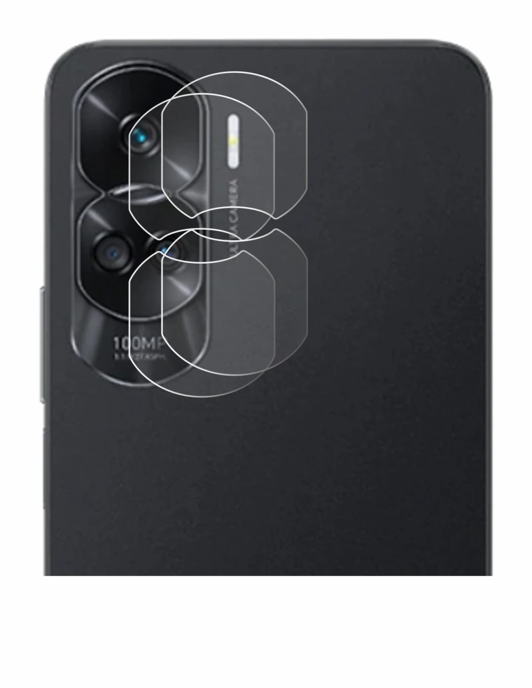 Image of the device Honor 90 Lite (ONLY Camera Lens) with a wide variety of screen protectors.