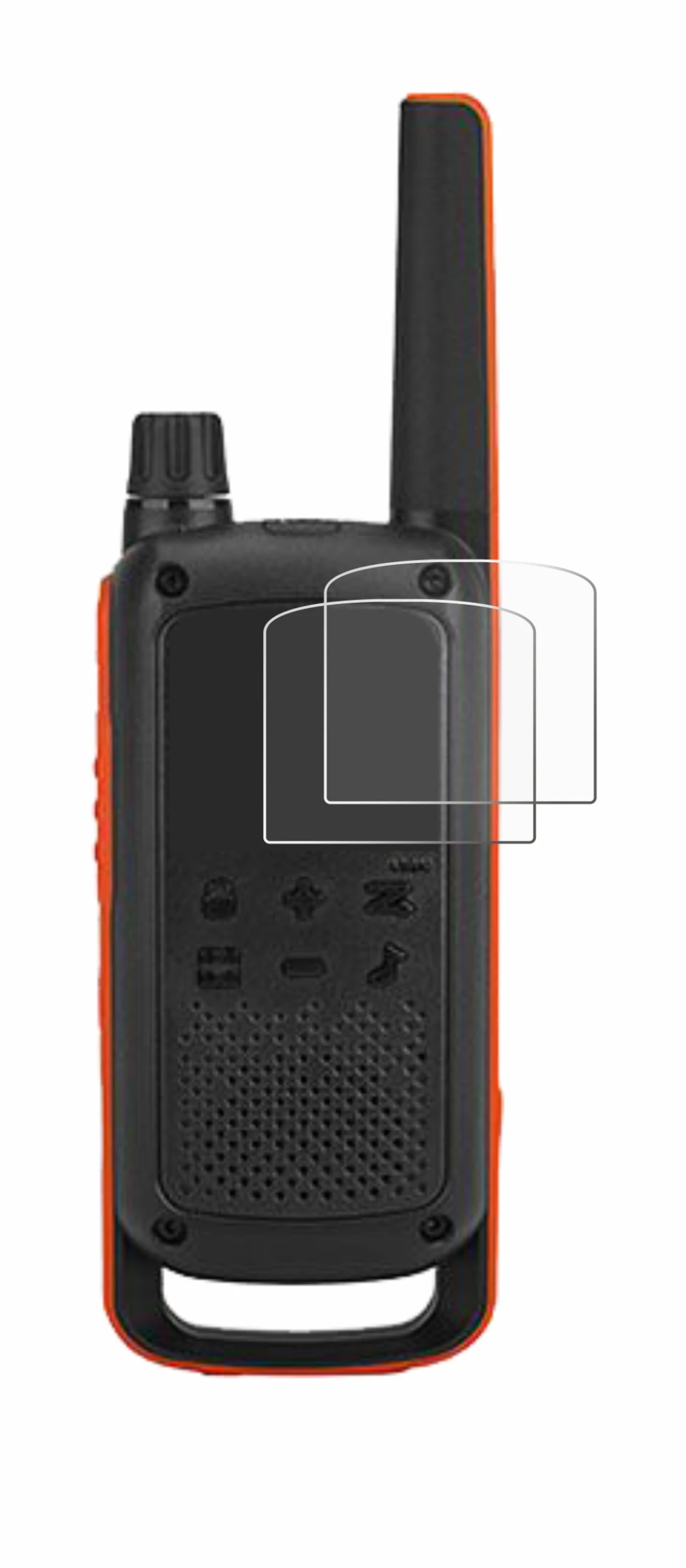 Image of the device Motorola Talkabout T82 with a wide variety of screen protectors.