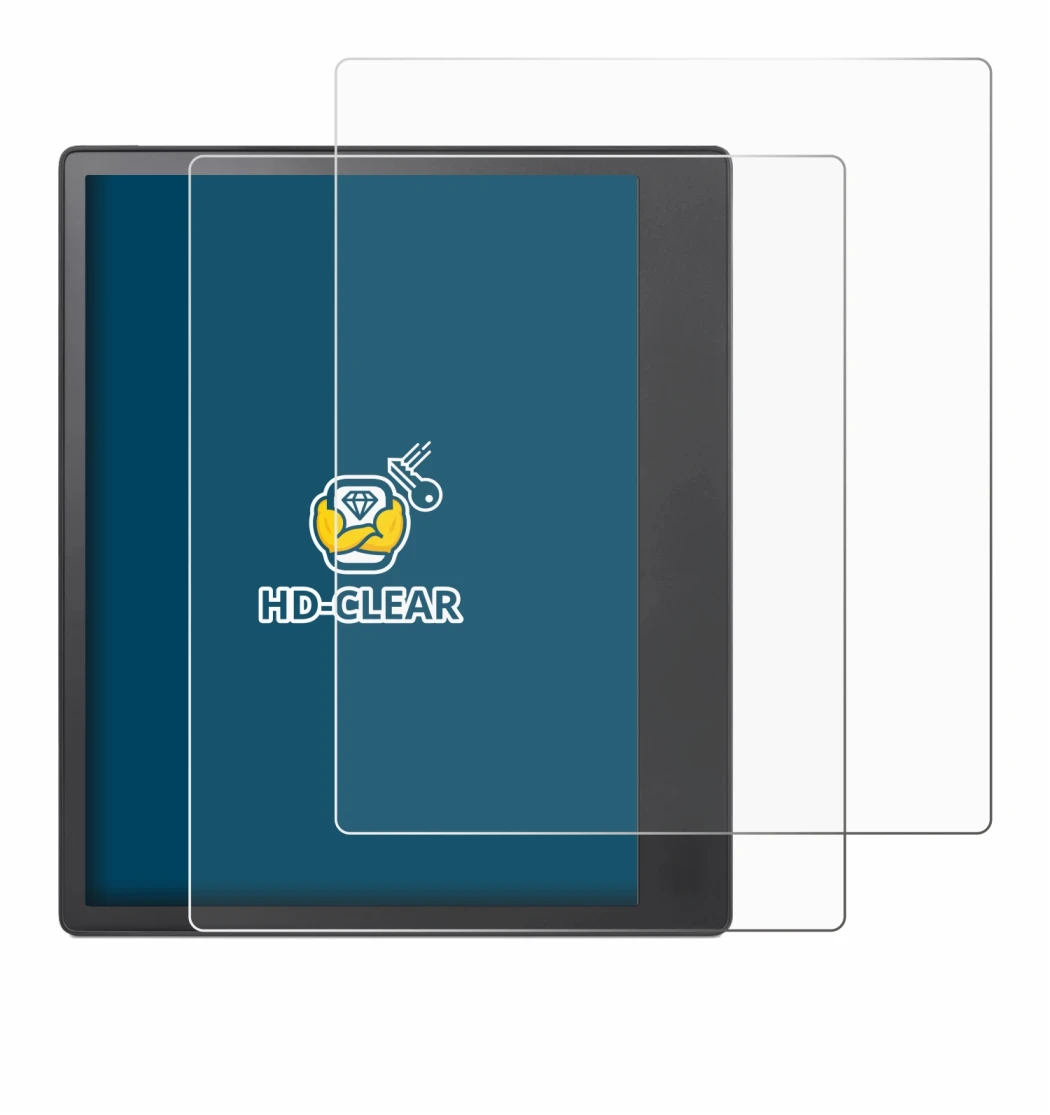 Image of the device Kobo Elipsa 2E with a wide variety of screen protectors.