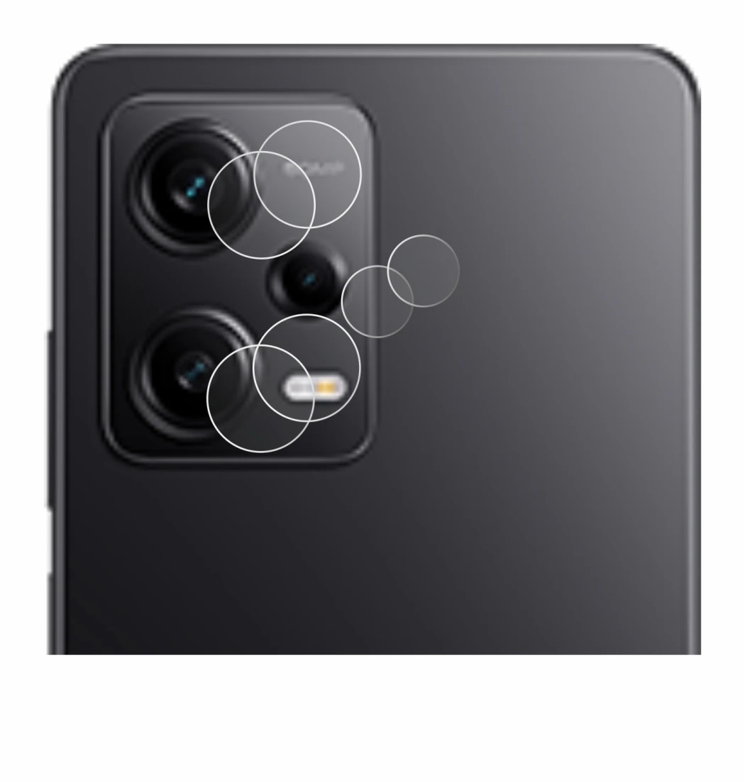 Image of the device Xiaomi Redmi Note 12 Pro 5G (ONLY Camera Lens) with a wide variety of screen protectors.
