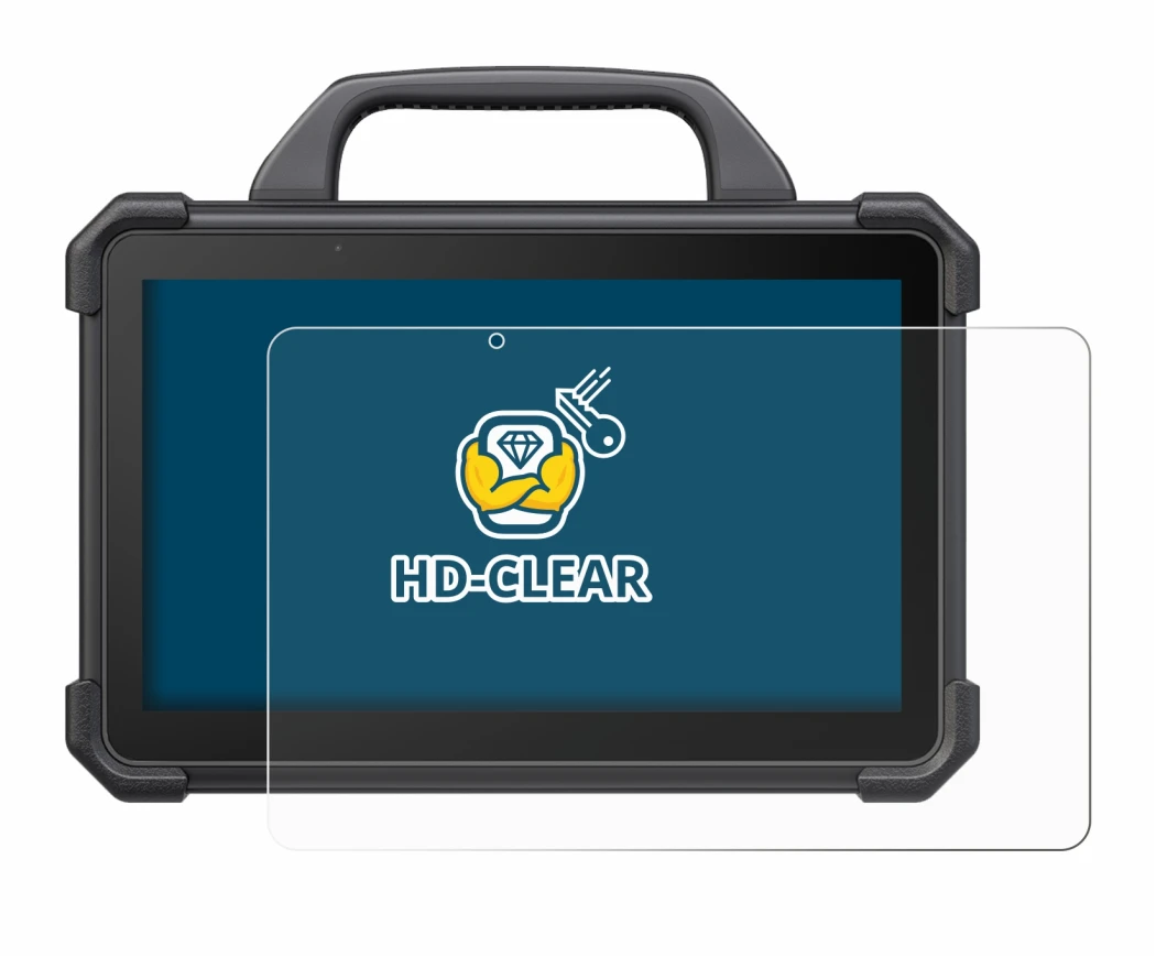Image of the device Launch X-431 Tab VII (Tab 7) Elite with a wide variety of screen protectors.
