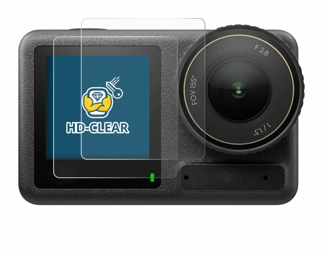 Image of the device DJI Osmo Action 4 (Front display) with a wide variety of screen protectors.