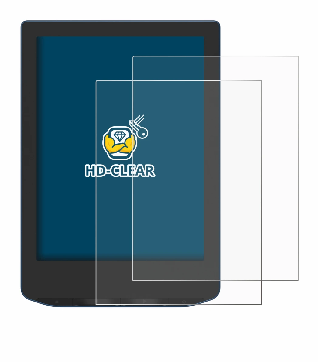 Image of the device PocketBook Verse Pro with a wide variety of screen protectors.