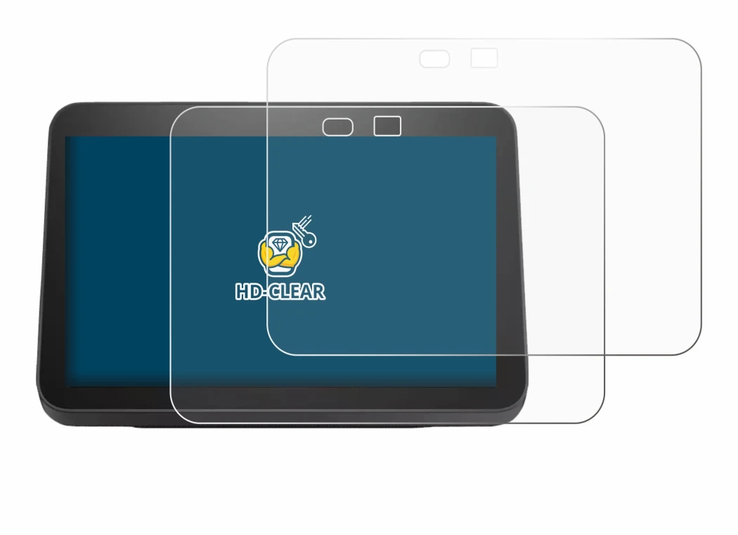 Image of the device Amazon Echo Show 8 2023 (3th Gen.) with a wide variety of screen protectors.