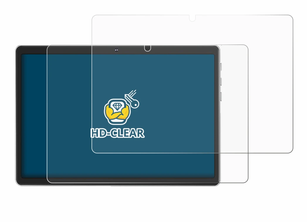 Image of the device Facetel Q6 with a wide variety of screen protectors.