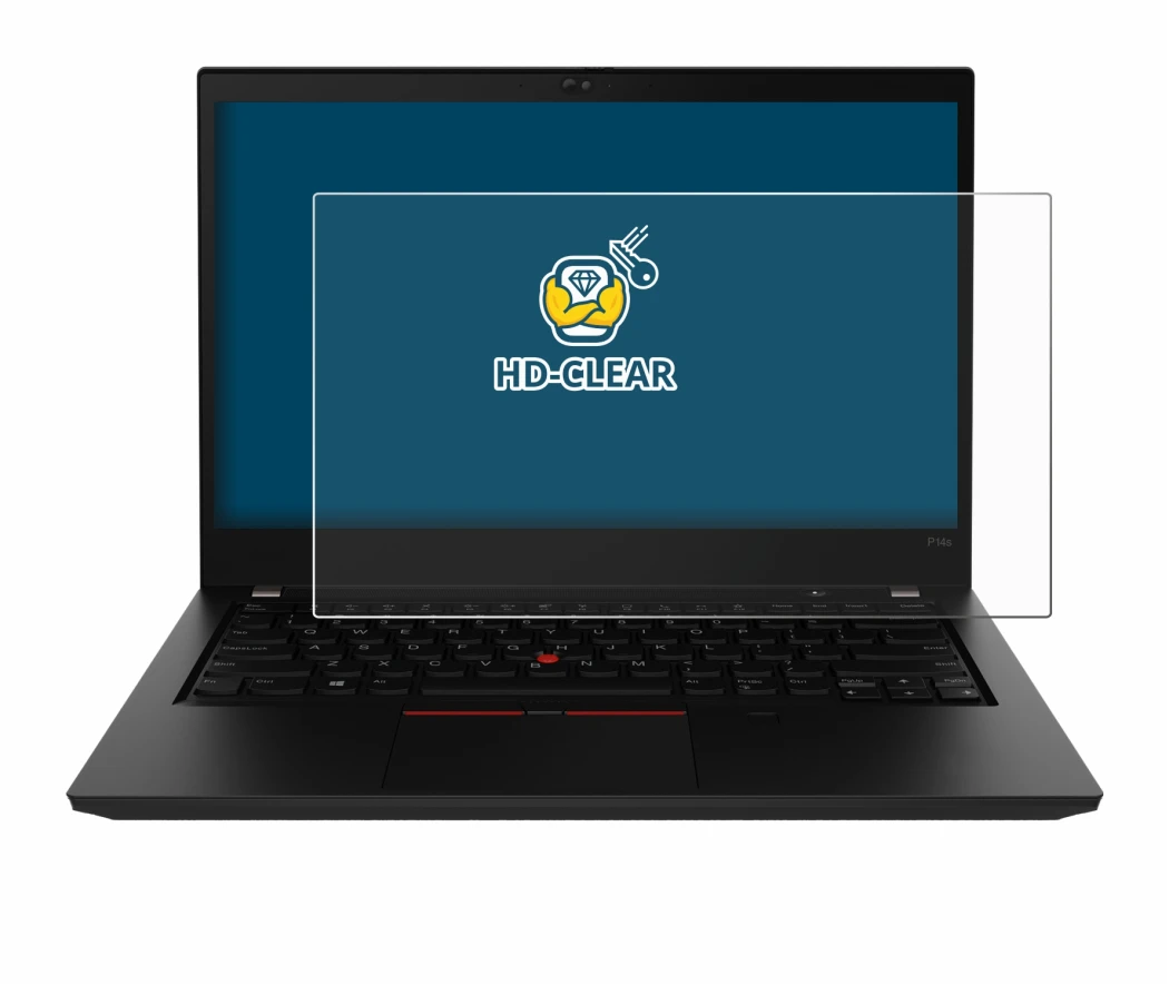 Image of the device Lenovo ThinkPad P14s Gen 2 with a wide variety of screen protectors.