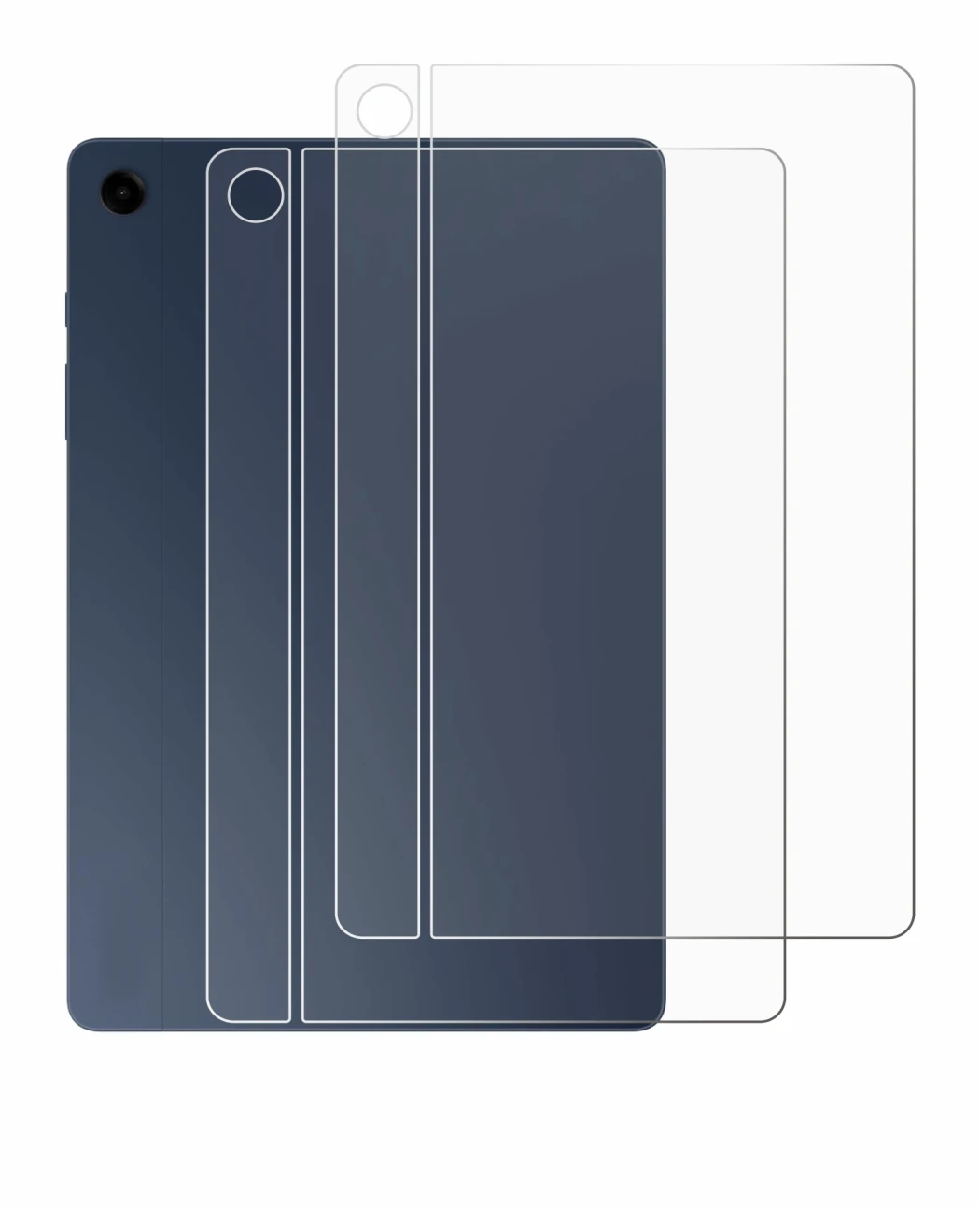 Image of the device Samsung Galaxy Tab A9 Plus 5G (Back) with a wide variety of screen protectors.