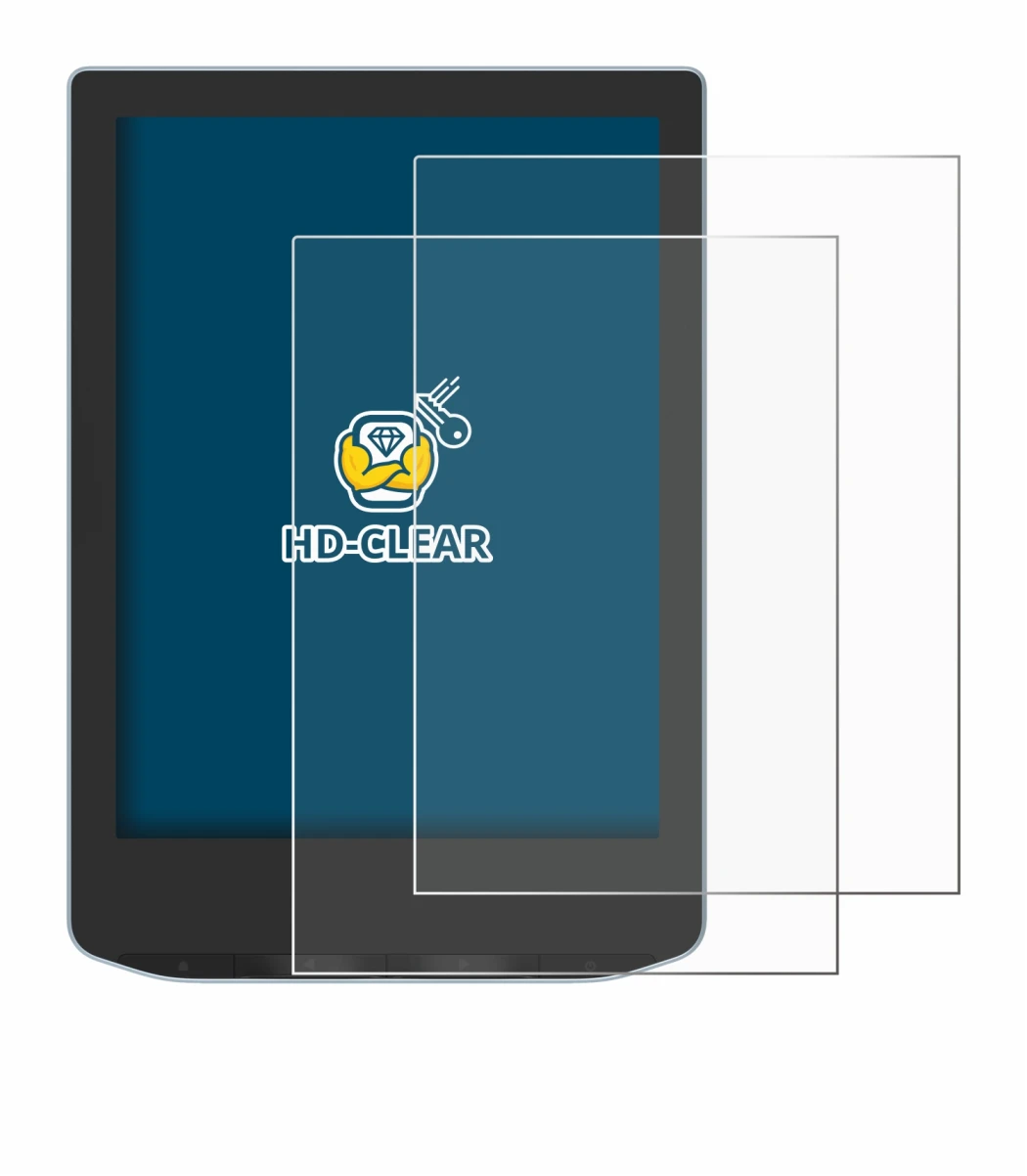 Image of the device Vivlio Light with a wide variety of screen protectors.