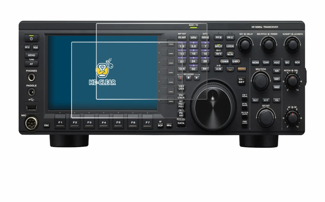 Image of the device Kenwood TS-890S with a wide variety of screen protectors.