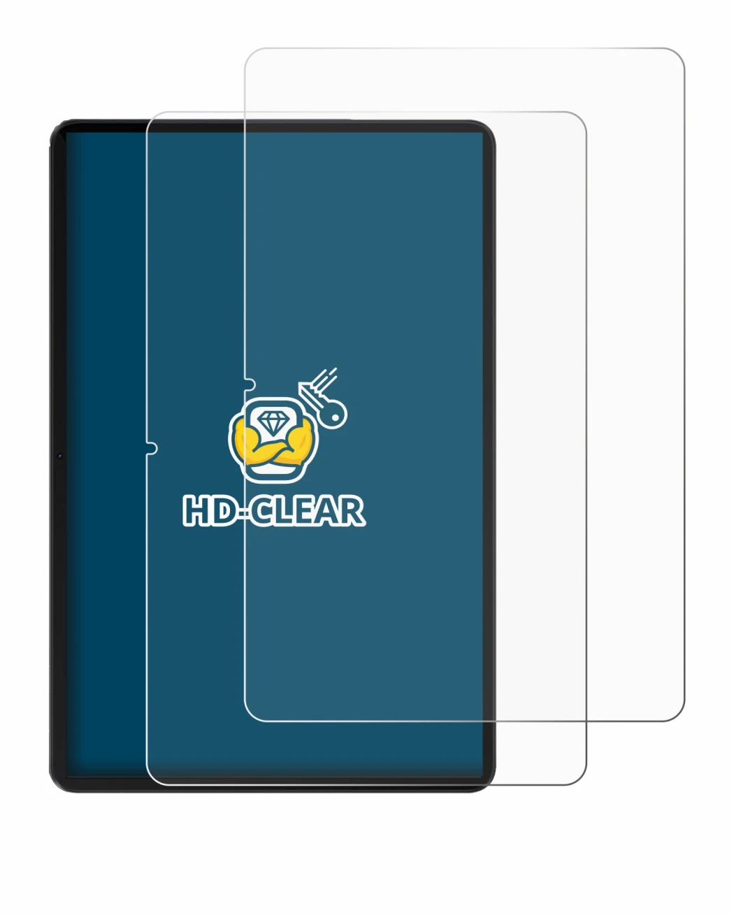 Image of the device Honor Pad 9 with a wide variety of screen protectors.