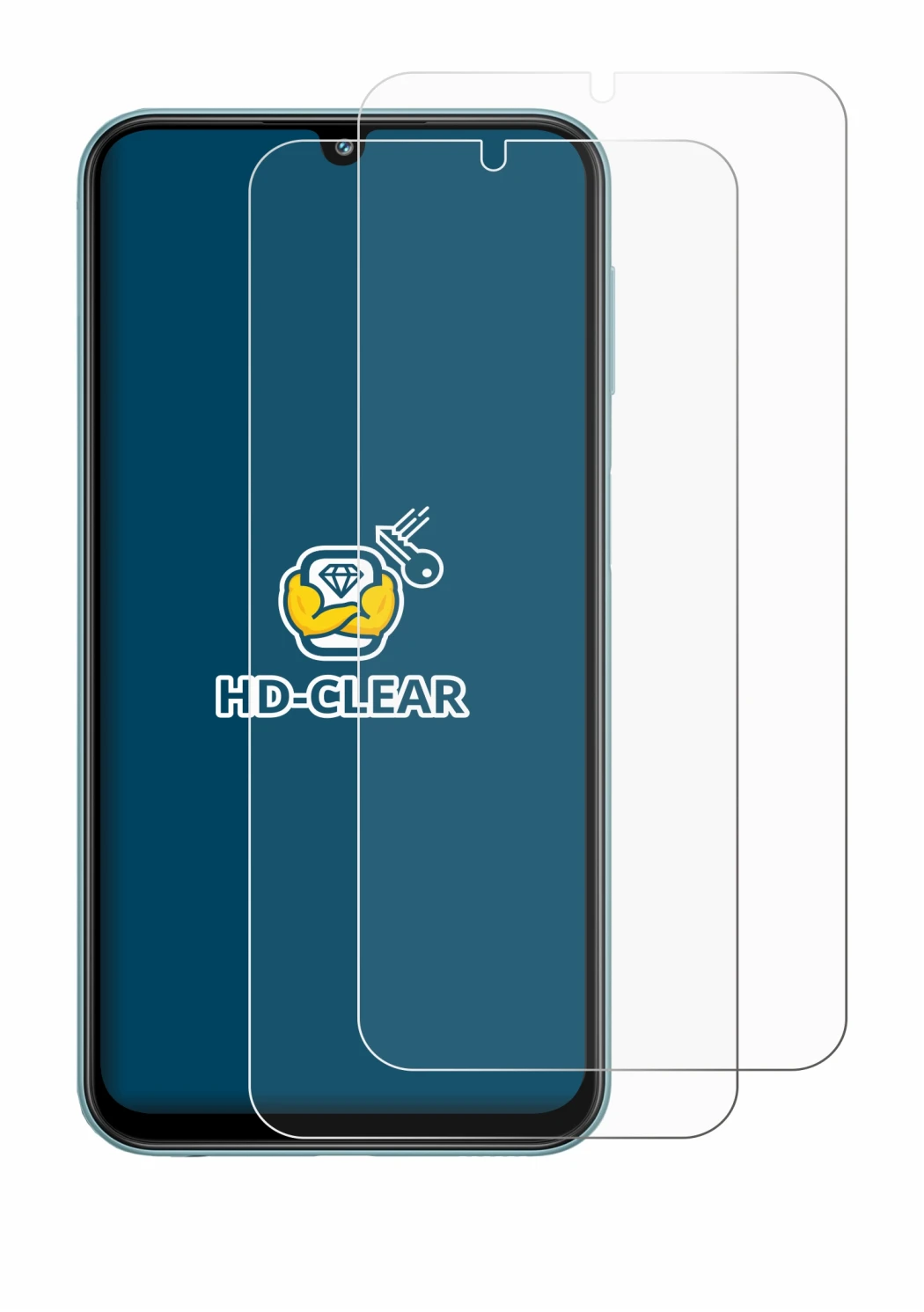 Image of the device Samsung Galaxy M34 with a wide variety of screen protectors.