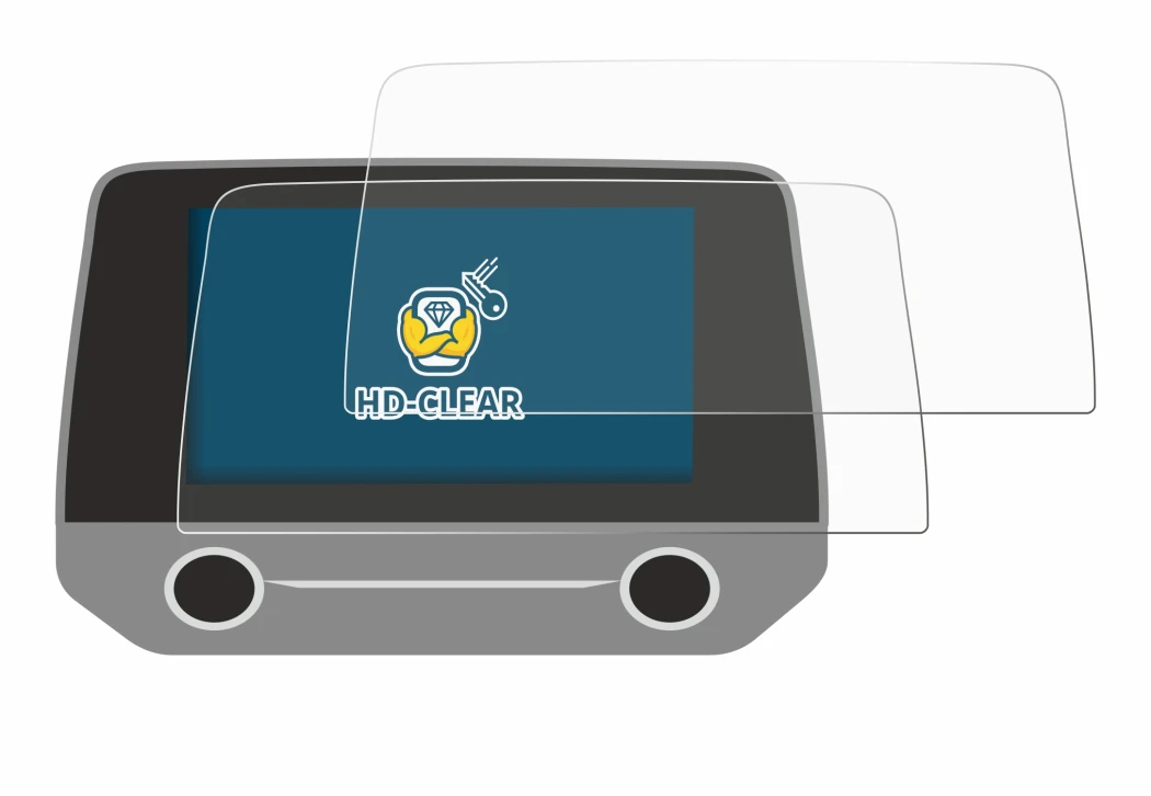 Image of the device Ford Focus MK4 Sync 3 with a wide variety of screen protectors.