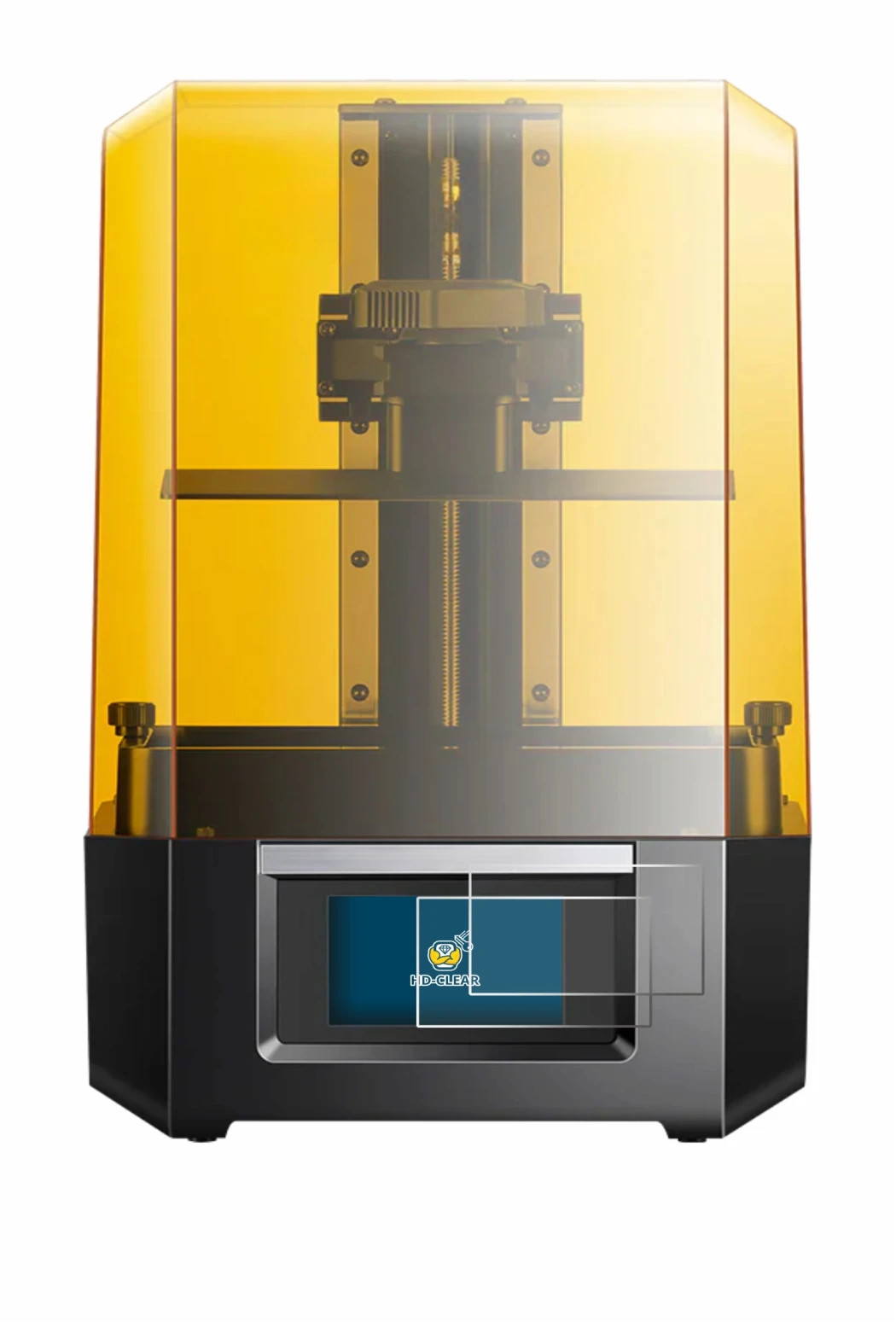 Image of the device Anycubic Photon Mono M5s with a wide variety of screen protectors.