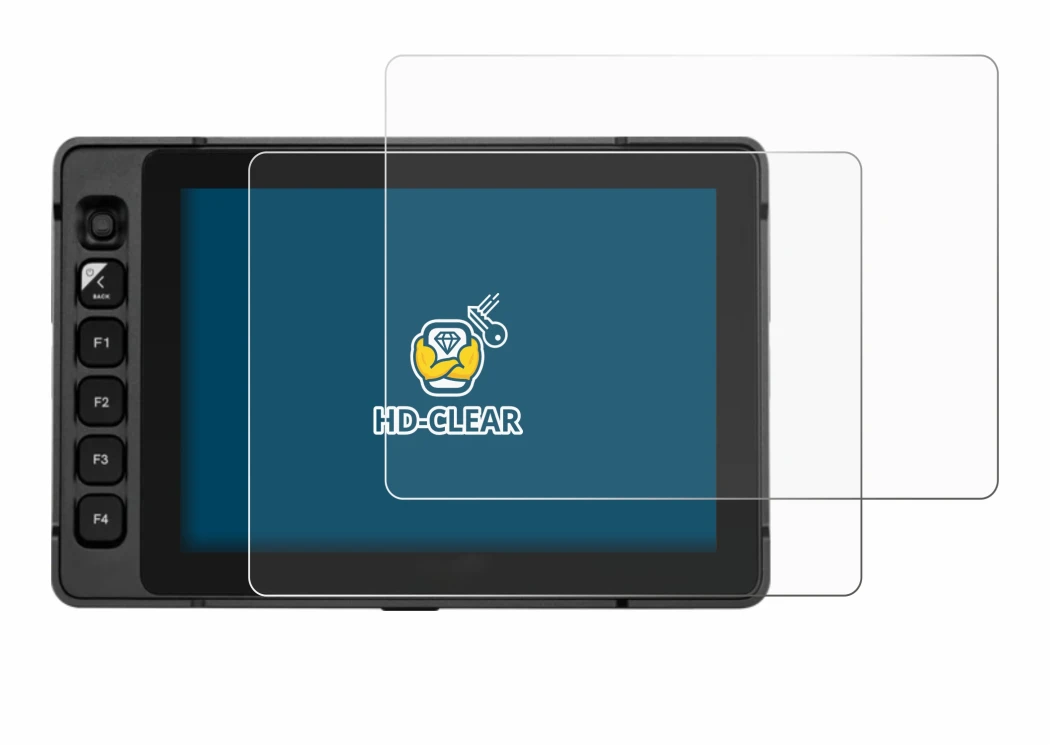 Image of the device SmallHD Ultra 7 with a wide variety of screen protectors.