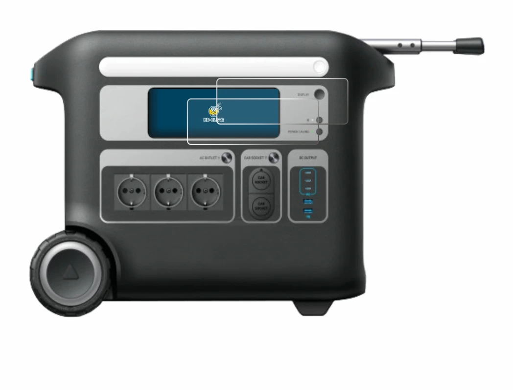 Image of the device Anker SOLIX F2000 with a wide variety of screen protectors.