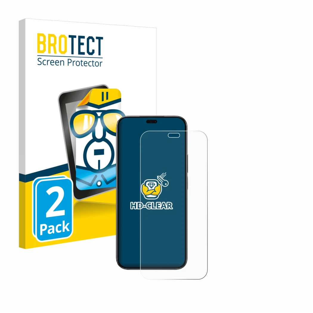 Front side of a product packaging with the brand logo BROTECT. Next to it is the device Honor 200 Lite shown with the correspo