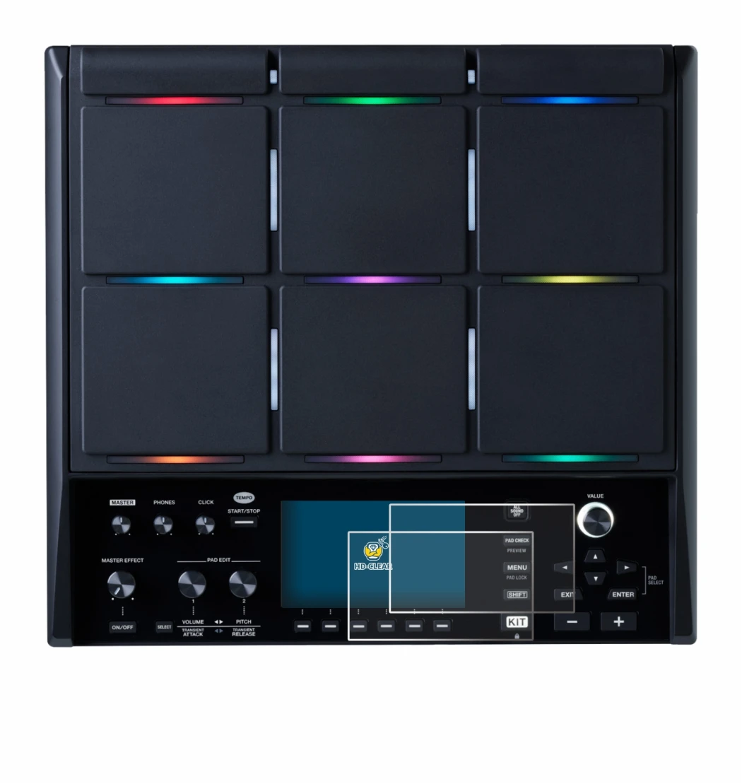 Image of the device Roland SPD-SX PRO with a wide variety of screen protectors.