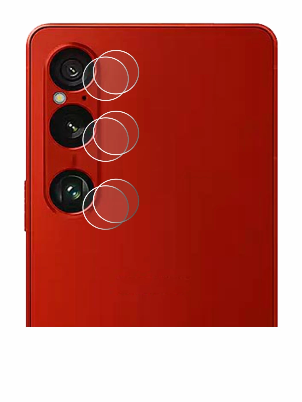 Image of the device Sony Xperia 1 VI (ONLY Camera Lens) with a wide variety of screen protectors.