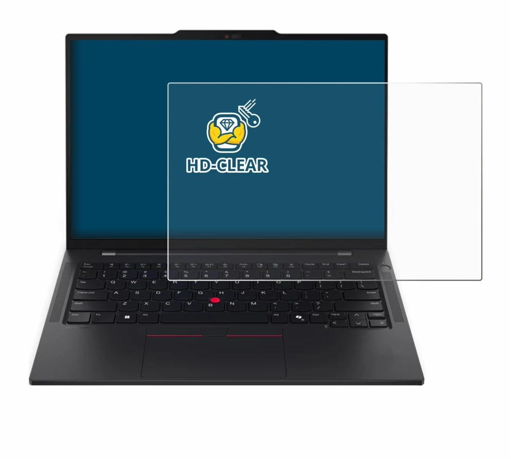 Image of the device Lenovo ThinkPad T14s Gen 6 with a wide variety of screen protectors.