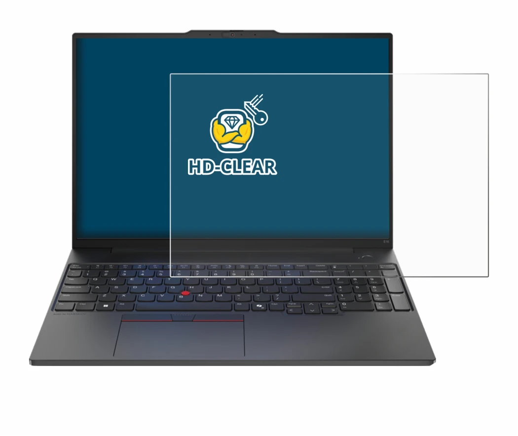 Image of the device Lenovo ThinkPad E16 Gen 2 with a wide variety of screen protectors.