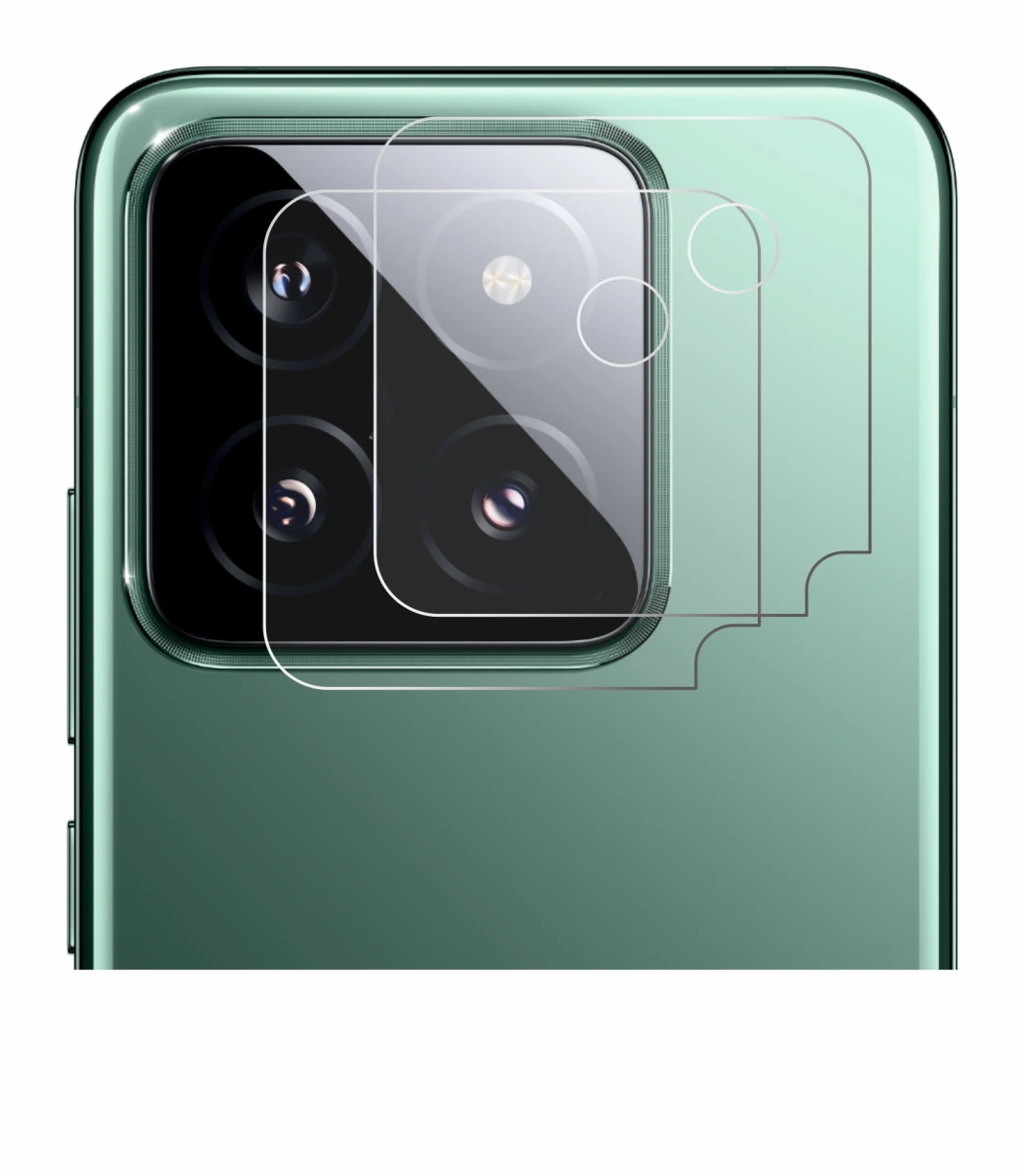 Image of the device Xiaomi 14 (ONLY Camera Lens) with a wide variety of screen protectors.