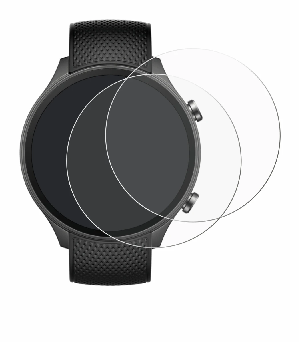 Image of the device OnePlus watch 2R with a wide variety of screen protectors.