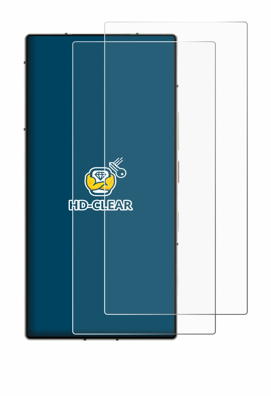Image of the device ZTE Nubia Z60 Ultra with a wide variety of screen protectors.