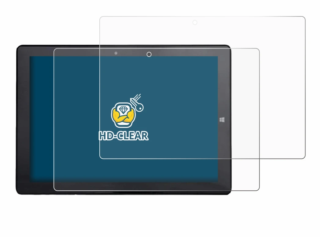 Image of the device Awow AiBook 10 with a wide variety of screen protectors.