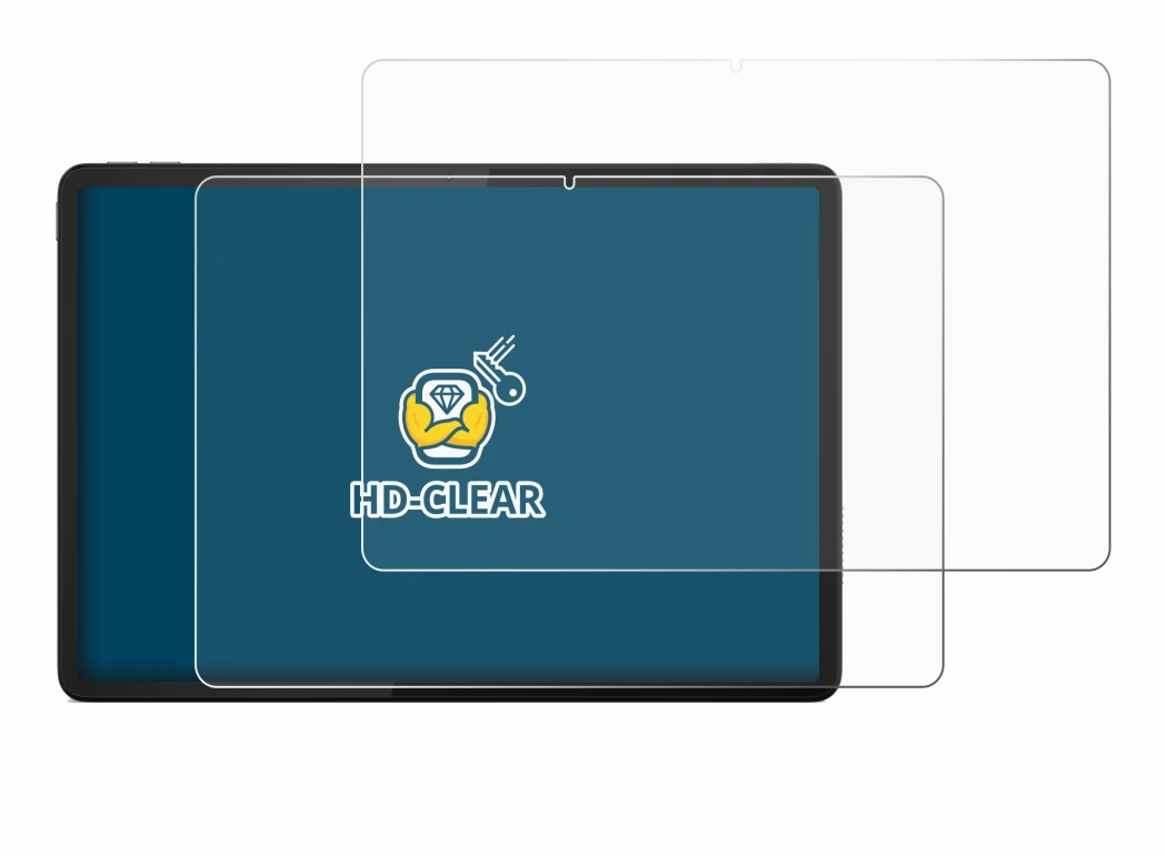 Image of the device Lenovo Tab K11 with a wide variety of screen protectors.