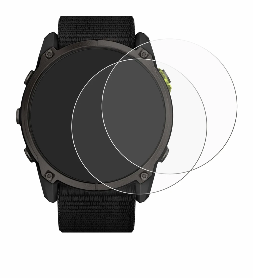Image of the device Garmin Enduro 3 with a wide variety of screen protectors.