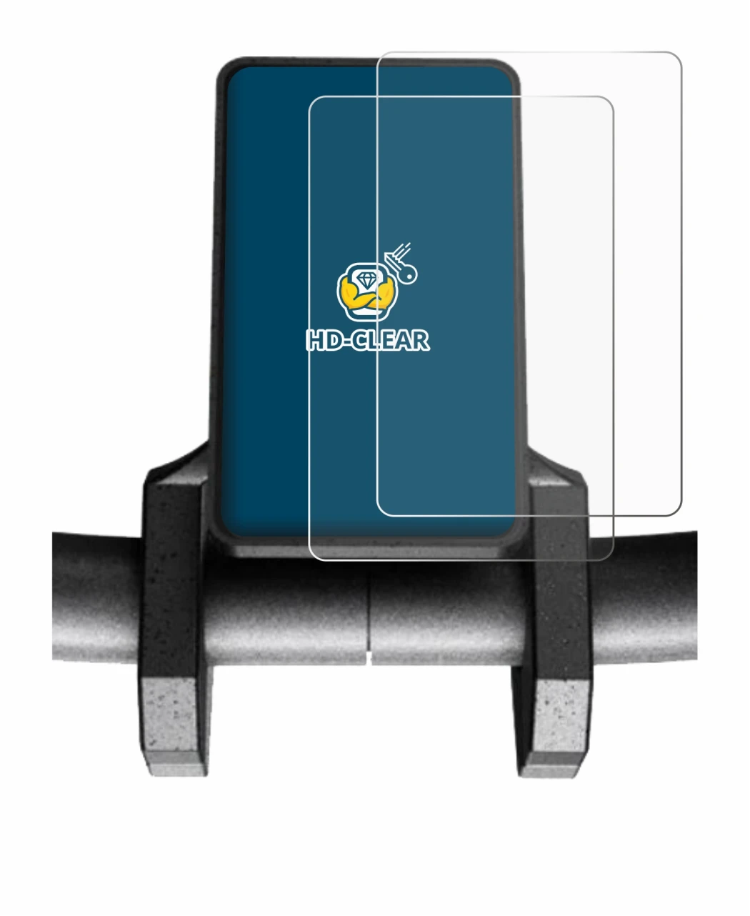 Image of the device Joyor S8-S V1 with a wide variety of screen protectors.