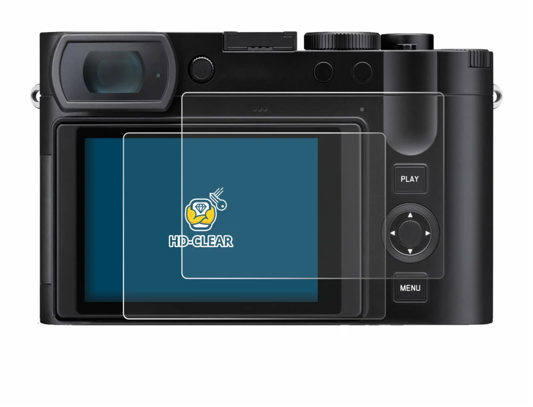 Image of the device Leica Q3 43 with a wide variety of screen protectors.