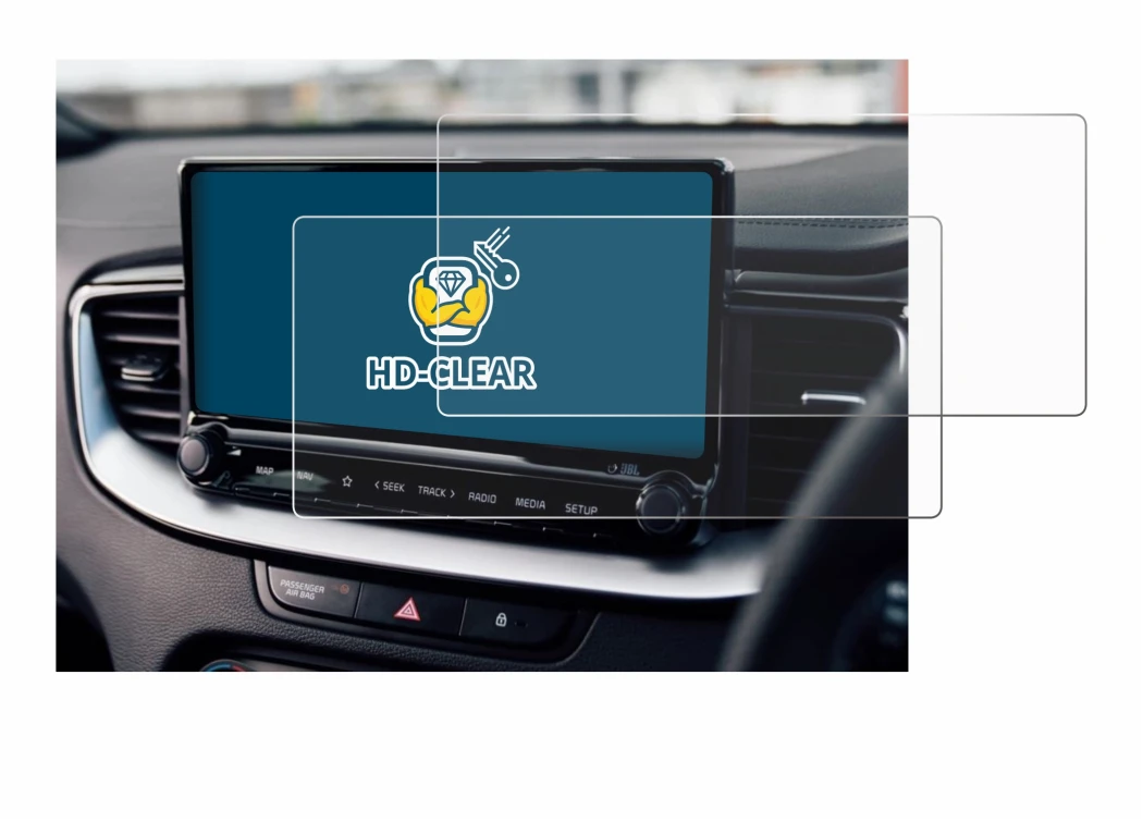 Image of the device Kia XCeed 2024 with a wide variety of screen protectors.