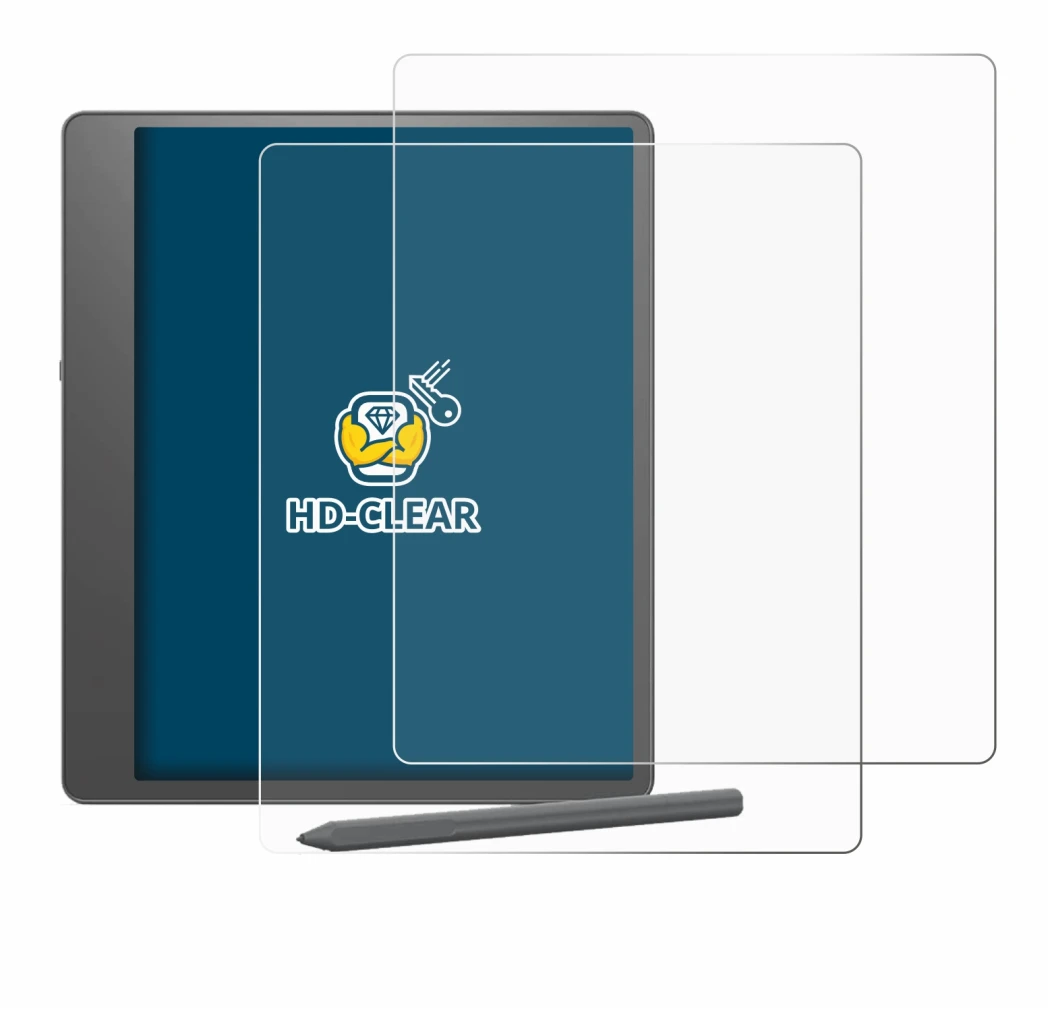 Image of the device Amazon Kindle Scribe 2024 with a wide variety of screen protectors.